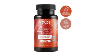 SOOL Żelki Mushroom Complex Berry 2000mg