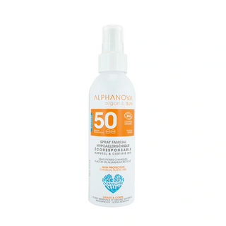 Alphanova Organic Sun Spray Solaire Familial 50spf+ 150ml