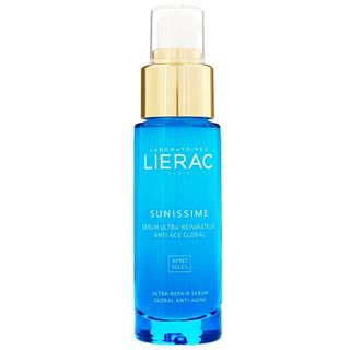 Lierac Sunissime Serum Reparateur Sos Anti-age Global, Action Anti-rides, Anti-relachement, Anti-irregutarites Pigmentaires 30ml