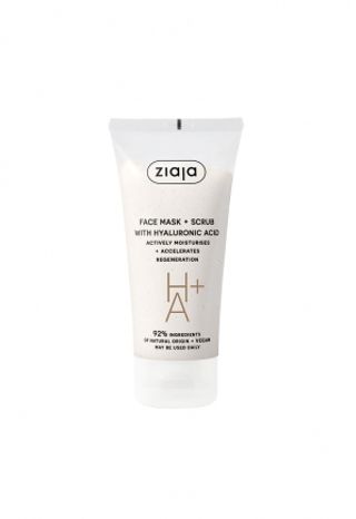Ziaja Masque Et Gommage A L'acide Hyaluronic Pour Visage 55ml