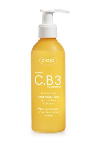 Ziaja Vitamine C,b3 +ha/p Niacinamid Gel Nettoyant Pour Le Visage190ml