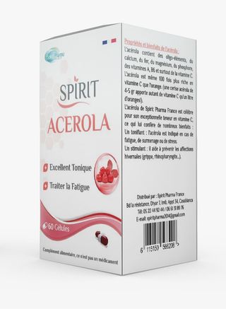 Spirit Pharma France Acerola 60 Gelules