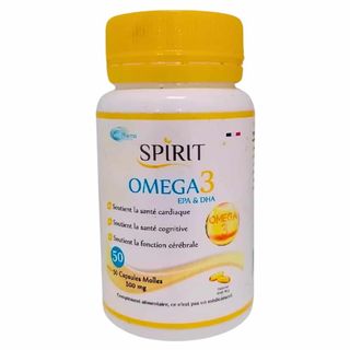 Spirit Pharma France Oméga 3 Epa Et Dha 500mg  50gelules