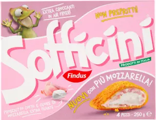 Sofficini Findus 4 Sofficini Prosciutto Cotto Più Mozzarella 250 g
