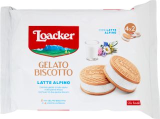 Loacker Gelato Biscotto Latte Alpino 4 x 66 g