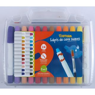 Lápis De Seda 24 Unidades