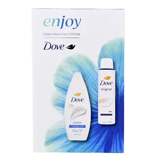Dove Original & Hydrate Poklon Paket Za Žene (Gel Za Tuširanje 250ml + Deodorant Spray 150ml)