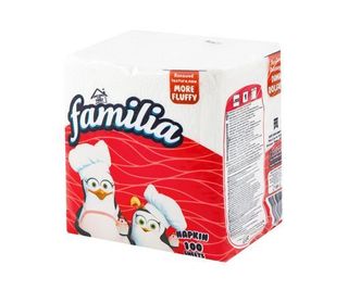FAMILIA Șervețele de bucucatarie Plus, 100 bucăți