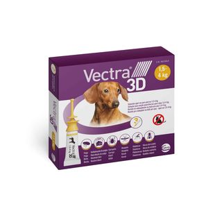 Vectra 3D Antiparasitário para Cão XS 1.5-4kg