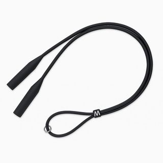 Chainette de lunettes Silicone Élégante Noire