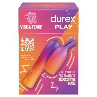 Durex Play Vibe & Tease 2w1 Wibrator i końcówka stymulująca