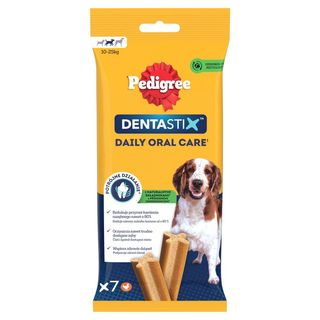 Pedigree Dentastix Cuidado Oral Diario* 10-25 Kg 7 Piezas 180 G
