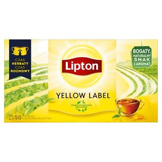 Lipton Yellow Label Herbata czarna 100 g (50 torebek)