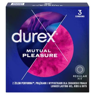 Durex Mutual Pleasure Prezerwatywy 3 sztuki