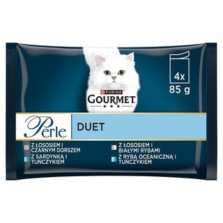 Gourmet Perle Karma dla kotów duet 340 g (4 x 85 g)
