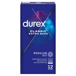 Durex Classic Extra Safe Prezerwatywy 12 sztuk