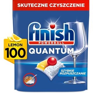 Finish Lemon Quantum All-in-one Kapsułki do zmywarki, 100 szt.