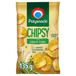 Przysnacki Chipsy o smaku cebulka dymka 135 g