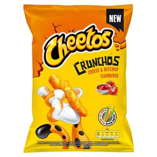 Cheetos Crunchos Chrupki kukurydziane o smaku serowo-ketchupowym 165 g