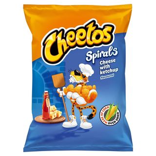 Cheetos Sprirale Ser z Ketchupem 130G/ 14