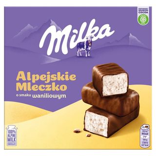 Milka Alpejskie Mleczko Pianka O Smaku Waniliowym 330 G