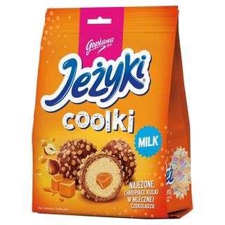 Jeżyki Wafelek z kremem herbatnikowym i masą karmel 140,4g