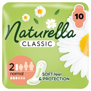 Naturella Classic Normal rozmiar 2 Podpaski ze skrzydełkami, × 10