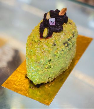 Cake voyage pistache