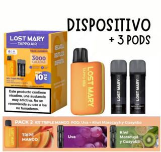 Dispositivo + 3 Pods (Mango) - Lm Tappo