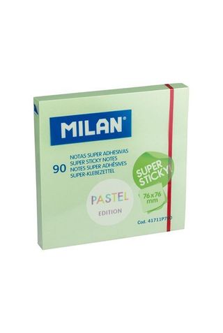 ჩასანიშნი წებოვანი სტიკერი მწვანე 90 ფურცლიანი 76 X 76 მმ