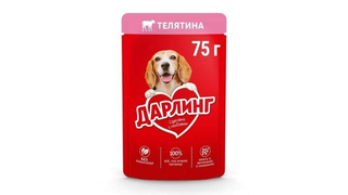 Დარლინგი Ძაღლი Ხბოს Ხორცით 75გ / 8445290765956