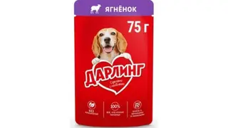 Დარლინგი Ძაღლი Ბატკნის Ხორც. 75გ / 8445290765949