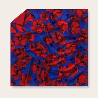 შარფი - ყაყაჩო ლურჯი