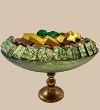 COUPE VERTE A PIED BRONZE G