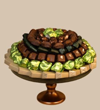 COUPE VERTE A PIED BRONZE