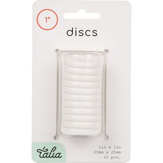 Discos para Caderno Smart 1\" Branco Talia
