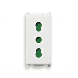 Presa Plana 10/16a Bianca 420100381