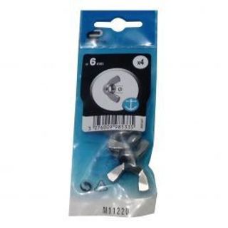 4 Dado Ad Aletta Acciaio Inossidable A46 410120761