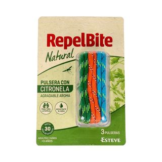Repel Bite Natural Pulsera De Cuerda Con Citronela 3 Uds. 8470002062931