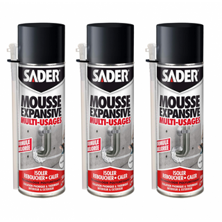 Sader Mousse expansive 3 bombes