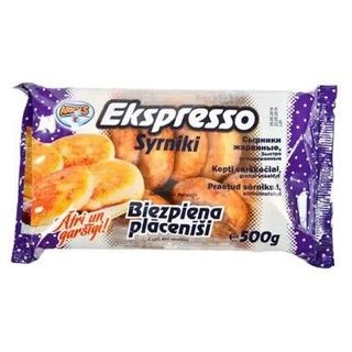 Tartas de queso congeladas "EKSPRESSO", 500 g
