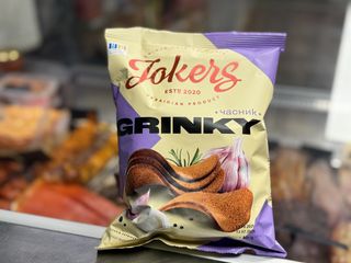 Грінки Jokers 80г часник