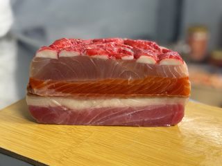 Торт з крабами сурімі