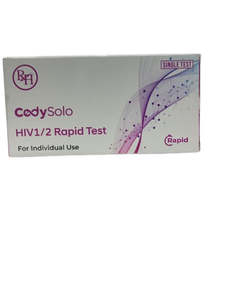 CodySolo HIV1/2 Rapid Test, 1 Test