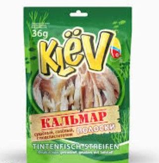 Palitos de calamar secos Klev 36 g