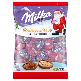 Boules De Noël Chocolat Au Lait Milka 350 g