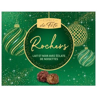 Rochers Lait & Noir Esprit De Fête 212 g