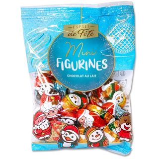 Mini Figurines En Chocolat Esprit De Fête 125 g