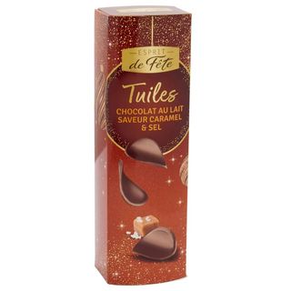 Tuiles Chocolat Lait Caramel Sel De Mer Esprit De Fête 150 g
