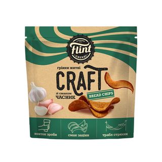 Грінки Flint Craft Grenki часник 90г